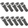 SOTECH 10 pezzi Serrature a tensionamento LATCH aspetto acciaio inox 78 mm morsetto a ginocchiera chiusura a leva per cassette degli attrezzi, cassapanche, tavoli, armadi