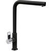 PLADOS Miscelatore cucina Plados VENMIXL monocomando canna a 90° - Nero Matt