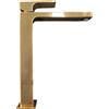 Generico Remer Absolute Miscelatore Lavabo Alto Oro Spazzolato con Piletta Clic-Clac (AU10LBG)