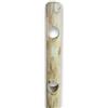 SUNWOOD Palo tondo in legno per recizione da Ø 12×150 cm a 2 fori passanti da Ø 8 cm, in pino impregnato