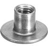 QUARKZMAN Dadi a T M6, 24 Pezzi Dadi a T in Acciaio Al Carbonio, Dadi a Base Rotonda Saldabili con Foro Passante Altezza 10mm Inserto Filettato Femmina