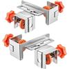 Generic Morsetti di montaggio per cassetto, 2 clip di fissaggio per cassetti, clip regolabile in acciaio per la lavorazione del legno, posizionamento in officina, montaggio di mobili resistenti per una