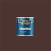 COLORIFICIO PARTENOPEO King Smalto Sopraffino a Solvente MAIOLICA,per ambienti marini e montani,per esterni ed interni,per ferro, legno, leghe leggere, lamiere zincate e muri,750ml (340 MARRONE SCURO, 375ml)