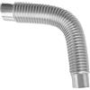 Generic Tubo flessibile per stufa a legna, spazio d'aria in acciaio inox, tubo di scarico della stufa a pellet | Facile da installare per stufe a legna, accessori per camini per ventole e È