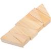EXCEART 10 Pezzi cuneo di legno fermaporta di sicurezza paraurti per porta di protezione da parete cuneo in legno antiscivolo Stop alla porta a cuneo fornitura porta