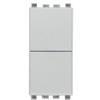 Vimar Serie Eikon - Pulsante doppio Libera installazione Contatto aperto + contatto aperto 10 A N