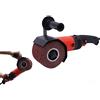 TANIASHOP Levigatrice a Rullo 1900W 3500RPM Con Regolazione di Velocità - Satinatrice Angolare a Spazzola per Metalli e Legno