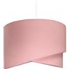 youngDECO® Paralume Lampadario a Sospensione Ø38 cm - Lampada a Sospensione Rosa - Abat Jour in Tessuto 2 x E27 - Lampadari Camera da Letto, Soggiorno e Bambini Cameretta (Lampadina non inclusa)