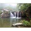 murando - Carta da parati Cascata Paesaggio 350x270 cm Fotomurali in TNT Murale alla moda Decorazione da Muro XXL Poster Gigante Design Soggiorno Cameretta Carta per Pareti Natura verde 100403-48