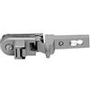 Gruppo Confalonieri Cerniera per vetro Confalonieri CF01027 placca stondata 58x27 - Fin.Cromo lucido
