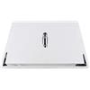 LANNADD Soffione doccia a cascata, doccia a pioggia, soffione doccia di lusso, 40 x 40 cm, soffione doccia a pioggia, in acciaio inox
