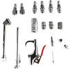 Nimomo 17PCS Pistola ad Aria Compressa Kit, 1/4 NPT Kit Compressore Aria Pistola Compressore Aria Attacco Rapido Aria Compressa Pistola Aria Compressa Con Spina MNPT Spina FNPT Accoppiatore FNPT