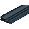 Gedotec Guarnizione per porte d'ingresso per telai in legno nero | 6 m di guarnizione in silicone per porte DS 155a | nastro sigillante per porte con scanalatura 4-5 mm - larghezza: 15 mm