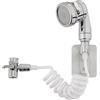 Baroni Home Doccetta per Lavandino Bagno, Doccetta per Lavandino con Microsfere, Soffione Doccia Universale Lavabo, Tubo Telescopico, Perfetto per Lavare i Capelli o Pulire il Lavandino e il Bidet