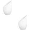 Artibetter 2 Pz Paralume in Plastica Lampada Bianca Pendente Paralume Vintage a Tamburo Home Decor Decorativo Protezione Lampada a Sospensione Luce Da Luci Da Parete ARTIBETTER