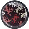 DragonSwordlinsu COOSUN - Pomello per cassetti con motivo geco, in cristallo, a forma di cerchio, per armadietti, cassetti e armadi, 4 pezzi