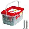fischer Propack SX 6 S Vaschetta 400 Tasselli 6x30 con Vite, 800pz Totali