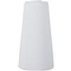 H4L Lampada in vetro bianco satinato, Ø 100/150, lampada a sospensione in vetro di ricambio, altezza: 270 mm, paralume in vetro
