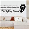 Cxtijkerw Wall art decorazione della casa rolling stone band carta da parati adesivo decalcomania preventivo trasferimento camera da letto murale nuovo design non tossico protezione ambientale 90x45 cm