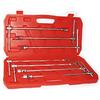 GrecoShop Chiavi a T con snodo/snodabili set 7 pz cromo vanadio