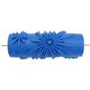 Fafeicy Rullo di Trama Decorativo Blu Rullo Verniciatura a Spirale a Spirale per Pareti Tessuto Mobili Strumenti Artistici Fai -da -te Lavabili per Decorazione del Soffitto a Parete (098y)