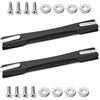 MroMax Maniglia laterale per bagagliaio in plastica 230 x 25 x 20 mm colore Nero MRO191109H0061 2Pcs