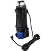 BSD Pompa Imersione con Trituratore e Interruttore Galleggiante, Corpo in Ghisa WQCD-0,55-750W, 20 000L/h