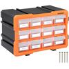 Monzana Box Portaminuterie Organizer espandibile 24 scomparti Contenitore Minuterie Utensili Officina