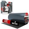 HASKYY Nastro adesivo impermeabile Butyl I 250mm*5m Antracite di autoadesivo con lamina di alluminio I Nastro butilico resistente all'invecchiamento, resistente alla corrosione, resistente ai