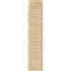 DecoMeister Porte a Lamelle in Legno 294x1406 mm Confezione da 1 - Porta Lamella Pino Massiccio - Anta per Armadio a Persiana Aperta - Frontali Mobili e Antine per Guardaroba - Legno Naturale Grezzo