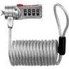 Master Lock 2120EURD Antifurto Computer Portatile, Netbook o Monitor, Aggancio di Sicurezza, Combinazione Programmabile a 4 Cifre, Grigio