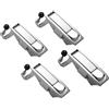 Fangxuee 4pcs Chiusura A Compressione Blocco A Compressione Cuscinetti A Filo A Filo A Corto di Leva Regolabile A Mano Regolabile Gamma di Impugnatura Regolabile 0,04 -0,94