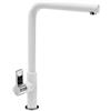 PLADOS Miscelatore cucina Plados VENMIXL monocomando canna a 90° - Bianco Latte