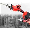 vnmudzeo Segaossa elettrica professionale da macellaio per legno, metallo e ossa dure - Cordless, multifunzionale, velocità infinitamente variabile, doppio interruttore, design a 4 denti di sega,2Battery