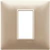 Vimar Placca 1 m, Champagne Opaco