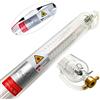MCWlaser 80W Laser Tube Actual 80W-100W Length 1250mm Dia 80mm for CO2 Laser Engraver Cutting Machine; 10 Months Warranty