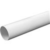 HDE Tubo di conduttura, 150 mm, lunghezza 1 metro, tubo di plastica per ventilazione a condotto rotondo KO150-10