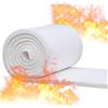 ZHWFDC Coperta In Fibra Ceramica, Isolamento Ignifugo, 2,5 Cm Di Spessore, 2700 ° F, Densità Di Fuoco: 128 Kg/m³, Per Deflettore Della Stufa In Legno, Camino, Camino, Forno (Size:380x60x2.5 cm (150x24x1))