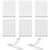 MIMIROOM Appendi Quadri Senza Chiodi, 36 Paia(72 Pezzi) Chiodi Adesivi per Quadri Muro, 19 x 92mm Adesivi per Quadri da Appendere, Appendi Quadri Adesivi Adatto per Quadri Cornici Poster Foto Decorazioni