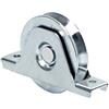 PEBSHOP Ruota per cancelli con supporto interno con gola per profili a V (Ø mm. 90 - L. supporto 32 mm. - Portata 190 Kg.)