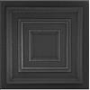 Eurodeco Pannelli adatti per parete e soffitto, decorativi, rivestimento per pareti, spessore 2-3 mm, pannelli 3D in polistirolo espanso, 6 m², 24 pezzi, 50 x 50 cm, 0831, colore nero