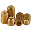 Believewang M2-M10 esagono incassato Viti Con Coppa Point Ottone GRANO Bulloni M6 (10pz), 16mm