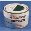 MAXMEYER Rapidoil, Smalto Lucido Universale per Ferro e Legno, Resistente agli Agenti Atmosferici, Buon Potere Coprente, Multisupporto, 5-6 mq (Nero 0,375 Litri)