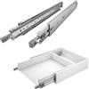 SOTECH 1 coppia di guide per cassetti ad alta resistenza SOTECH VarioSlide KV2-200-H76-L1500-EH, 1524 mm, con funzione di blocco in apertura/chiusura, grigie, portata fino a 200 kg.