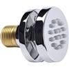 Homefurnishmall Soffione doccia regolabile, girevole, 5,1 cm, montaggio a parete, per massaggi e spa, spray laterale per bagni e servizi igienici (cromato)