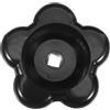 DECOMELODY Maniglia del Rubinetto in Bachelite a Forma di Farfalla per Valvola a Stelo Quadrato 8X8X80 MM per Sostituzione e Regolazione della Pressione