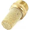 BE-TOOL - Silenziatore pneumatico 1/8 BSP filtro rumore in ottone filettatura maschio regolatore di velocità del flusso d'aria per cilindri d'aria, elettrovalvola, ecc (5 pezzi)