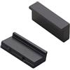 SZLXJMFL Pomelli per Cucina Neri, 2 Pezzi Maniglie per Mobili Solida Alluminio | Finitura Anodizzato, Maniglie da Cucina Distanza Fori: 16-1152 mm Maniglie per Armadio Nero 16mm/0.6in