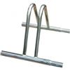 Arredo Stock Rastrelliera portabici singola in ferro zincato con passaruota 5 cm, 37x37x28 cm