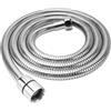 BARBETTA RICAMBI BAGNO Flessibile per doccia doppia aggraffatura conico F 1/2 x F 3/8 200cm